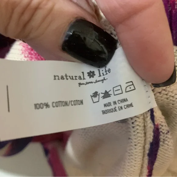 NATURAL LIFE Multicolor Tie-Dye Sweater - Picture 13 of 14